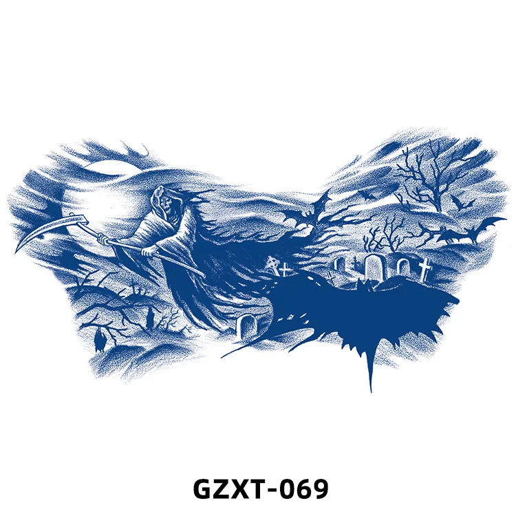 New Wholesale Juice Chest Stickers Tattoo Herbal Semi-permanent Back Tatoo Wings Tattoo Stickpaper WAM-girl Store Store