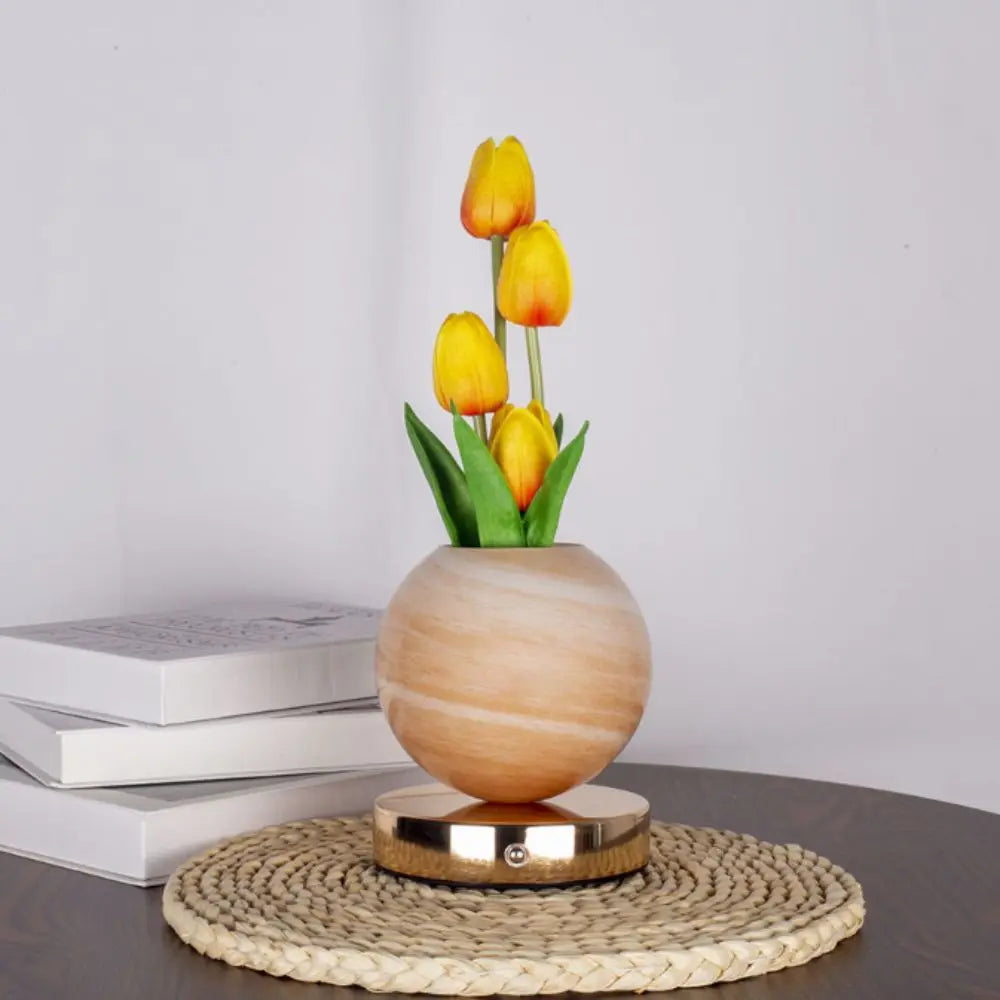 TulipGlow™ Table Lamp 🌷✨ — Touch-Controlled Floral Elegance