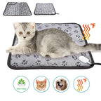 3-speed Adjustable Heating Pad For Dog Cat Power-off Protection Pet Electric Heated Warm Mat Bed Waterproof Bite-resistant Wire Lucky Home Store Store