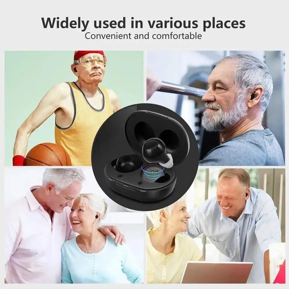 JINGHAO Hearing Aids Rechargeable 2023 Adjustable Hearing Sound