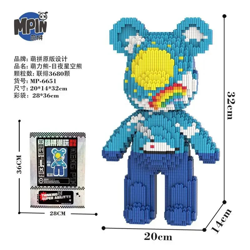 BlockBear™ Builder Set 🐻✨ — Creative Fun & Cute Décor