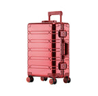 2024 New Large Capacity Durable Luggage Sets Aluminum Suitcase Women Girl Carry-On Boarding Travel 20/24/29 Big Save Store