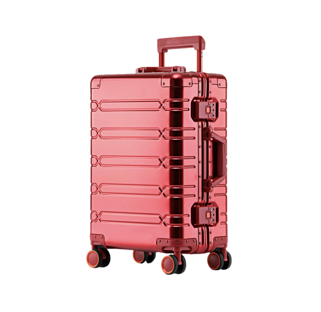 2024 New Large Capacity Durable Luggage Sets Aluminum Suitcase Women Girl Carry-On Boarding Travel 20/24/29 Big Save Store
