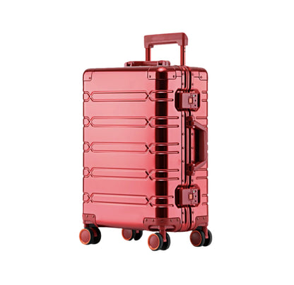 2024 New Large Capacity Durable Luggage Sets Aluminum Suitcase Women Girl Carry-On Boarding Travel 20/24/29 Big Save Store