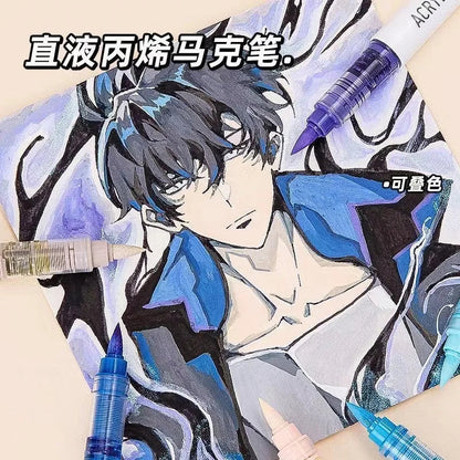 VividFlow Markers: Bold Colors, Smooth Strokes! Kawaii Stationery Store