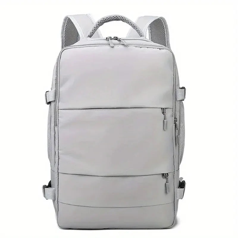 Mochila Xajzpa de gran capacidad, mochila de viaje multifunción con compartimento para zapatos, bolsa de equipaje multicapa