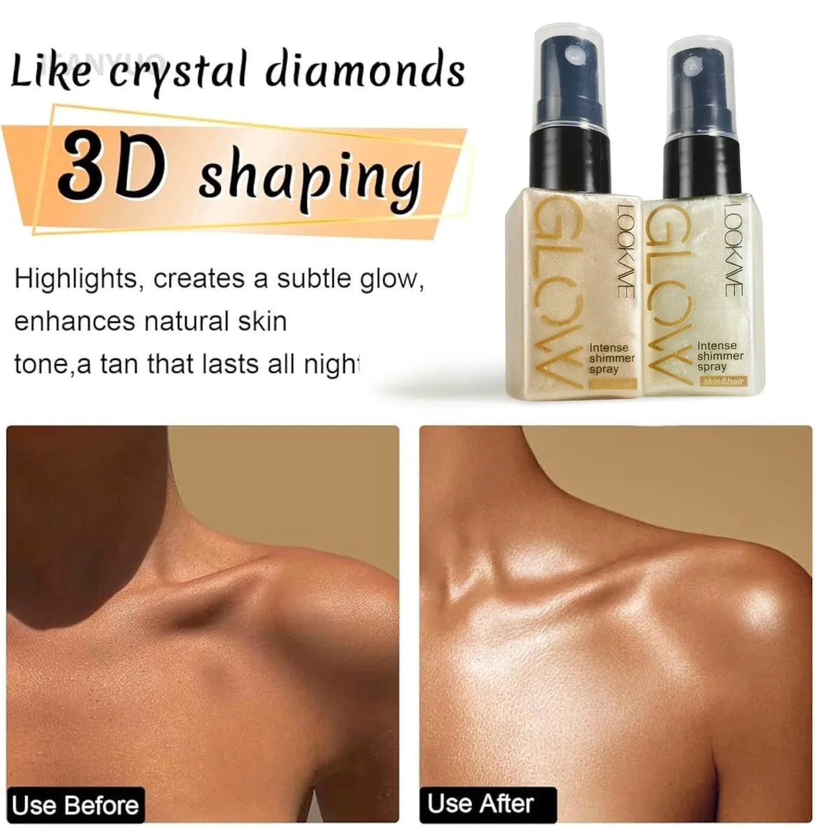 GlowLuxe™ Body Oil: Sparkling Skin, Deep Moisture 🌟