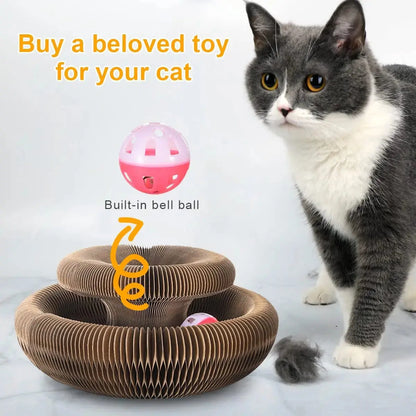 Magic Organ Cat Toy Cats Scratcher Scratch Board Round Corrugated AliExpress