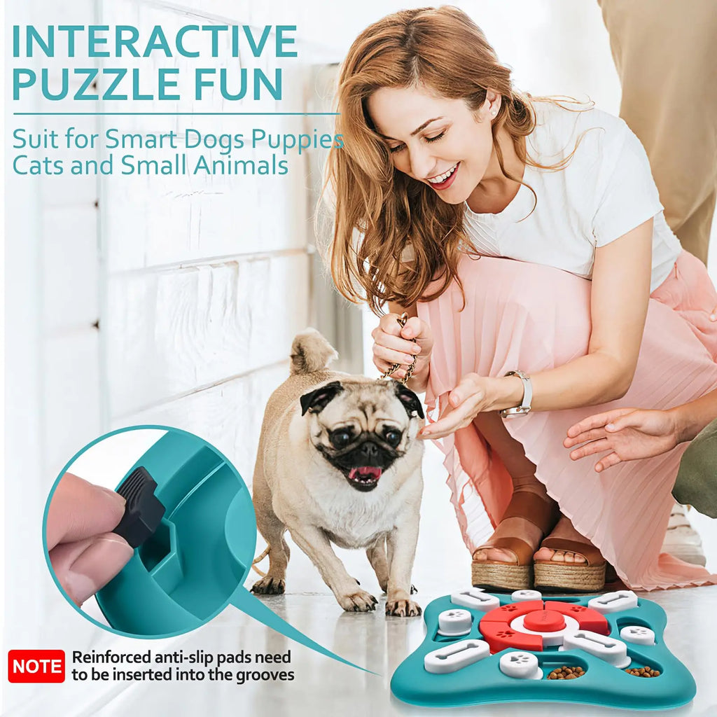 Juego dispensador de premios para perros: ¡estimulación mental y diversión!