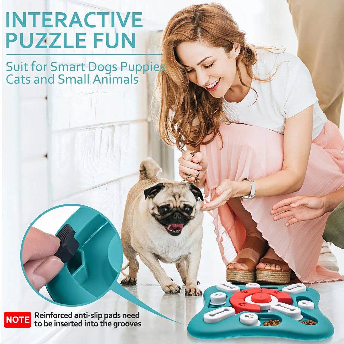 Juego dispensador de premios para perros: ¡estimulación mental y diversión!