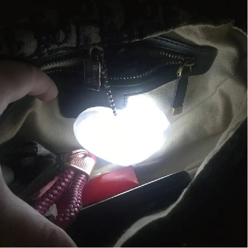 LED Handbag Light Bag Lamp Heart Round Shaped Touch Sensor Purse Light AliExpress