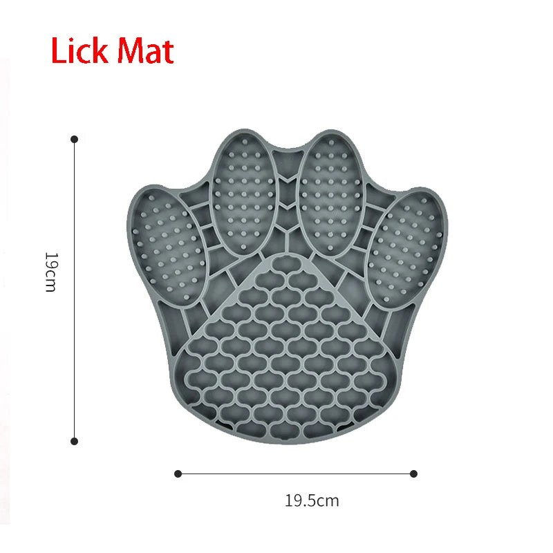 Fish Shape Silicone Lick Mat - Slow Feeding Food Bowl for Pets CDDMPET Official Store