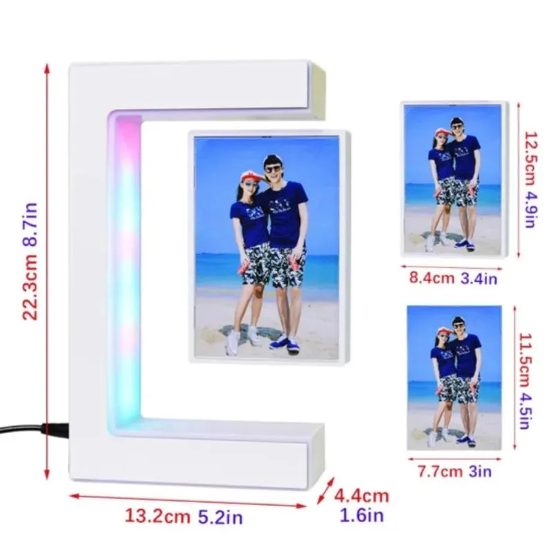 FloatFrame Magnetic Floating Photo Display for Airborne Memories