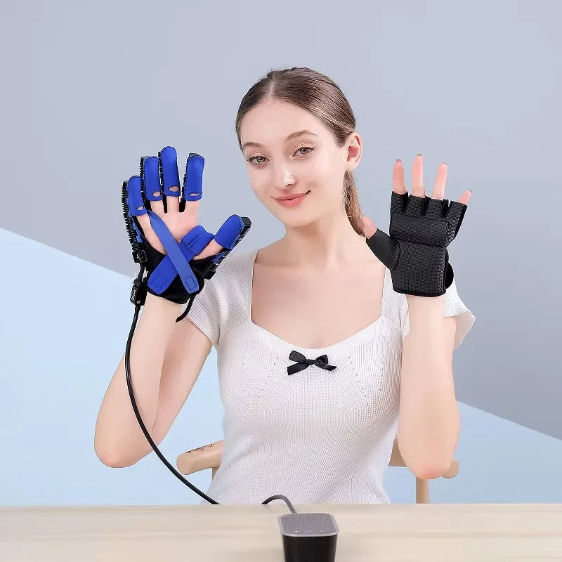 Hand Rehabilitation Training Gloves Rehabilitation Robot Gloves Stroke Hemiplegia Intelligent Massage Hand Function Robot Gloves