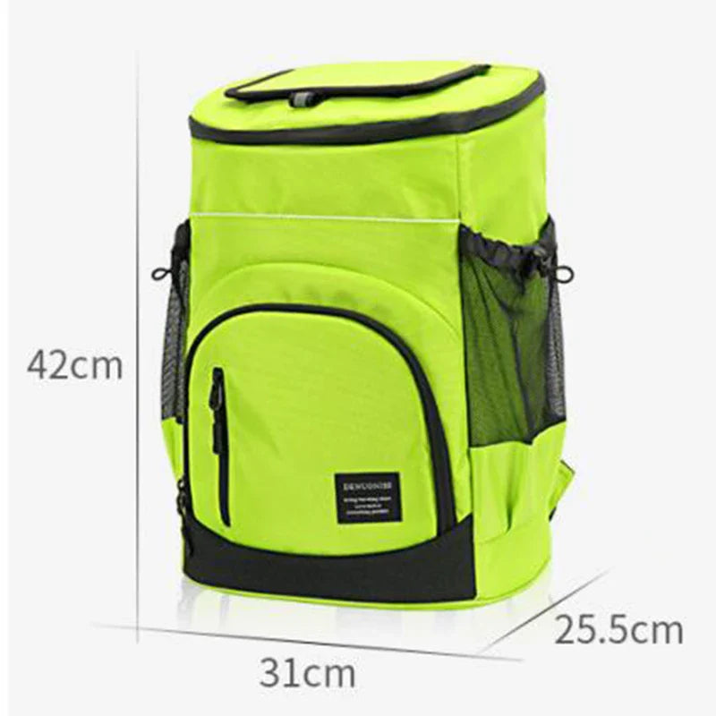 Mochila isotérmica de gran capacidad (30 litros) – Perfecta para viajes, playa y aventuras al aire libre