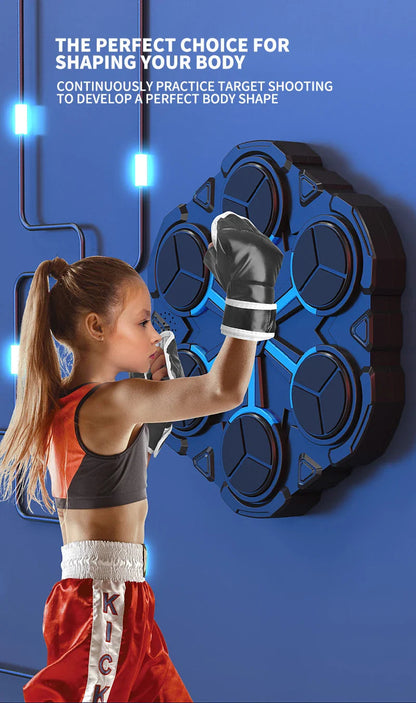 Smart Bluetooth Music Boxing Machine,Decompression,Fighting Fitness Home Boxing Wall Target Boxing Trainer Boxing Accessories Ponerait Benzhou Store