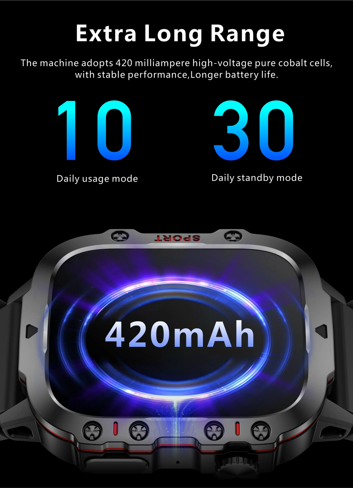 Smart Watch for Xiaomi Military GPS Tracker Men IP68 5ATM Outdoor Sports Fitness Tracker Health Monitor 1.96" BT Call Smartwatch LIGE SmartWatch Official Store