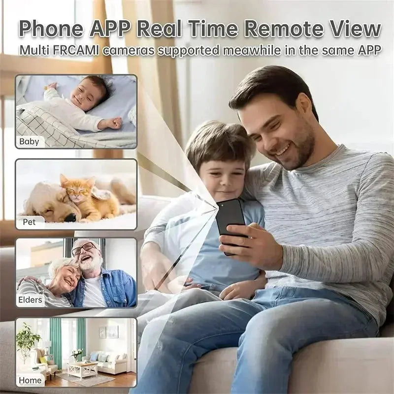 Mini wireless surveillance camera, WiFi, security monitoring, remote monitor, camera, smart home, A9 Stone's Store