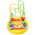 Montessori Wooden Roller Coaster Bead Maze for Toddlers Laime Store
