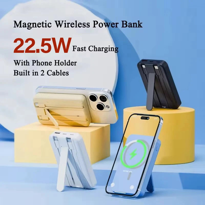 Batería externa MagSafe – Cargador inalámbrico de 10000 mAh, ¡se mantiene en su sitio!