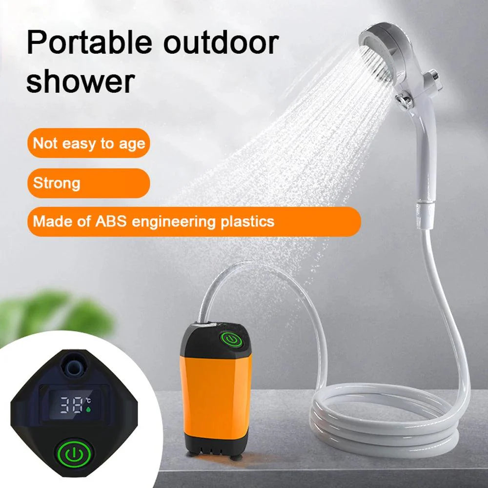 Compact All-Season Digital Temperature-Controlled Camping Shower for Adventurers Global Plus Store