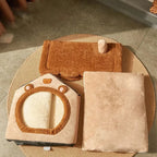 Cartoon House Pet Bed – Arctic Fleece & Plush, Removable & Washable, Ideal for Cats & Small Dogs Shop1103328158 Store