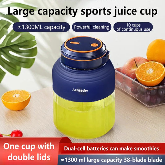 JuiceGo Portable Blender Personal USB Rechargeable Smoothie Maker On The Go