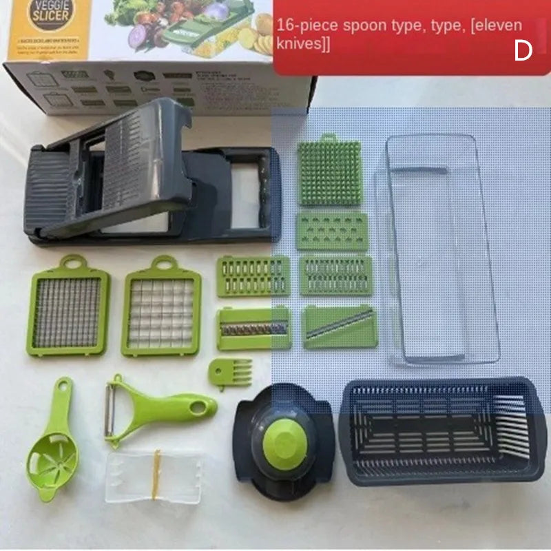 16-in-1 Multifunctional Vegetable Chopper Shop1103743690 Store