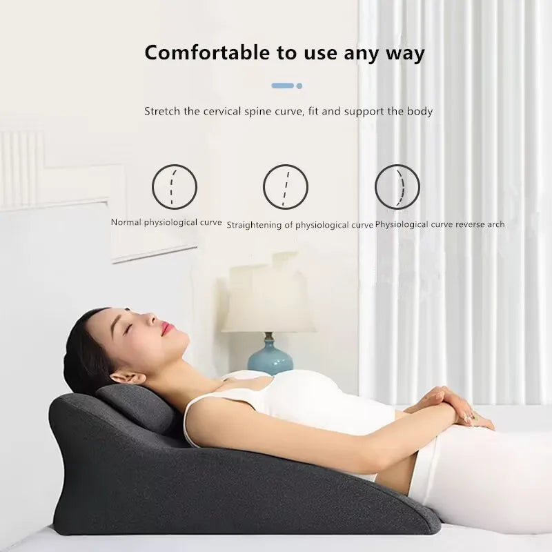Multifunctional Memory Foam Wedge Pillow – Ergonomic Comfort for Rest, Reading & Recovery Shop1103459138 Store