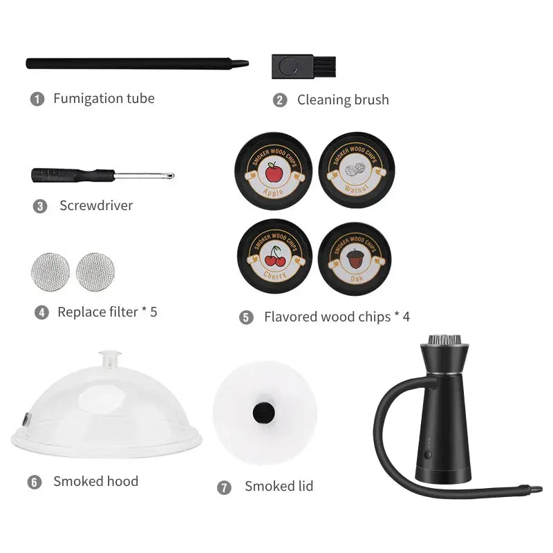 2024 New Home Smoking Dome Cover Kitchen Cooking Smoke Hood Acrylic