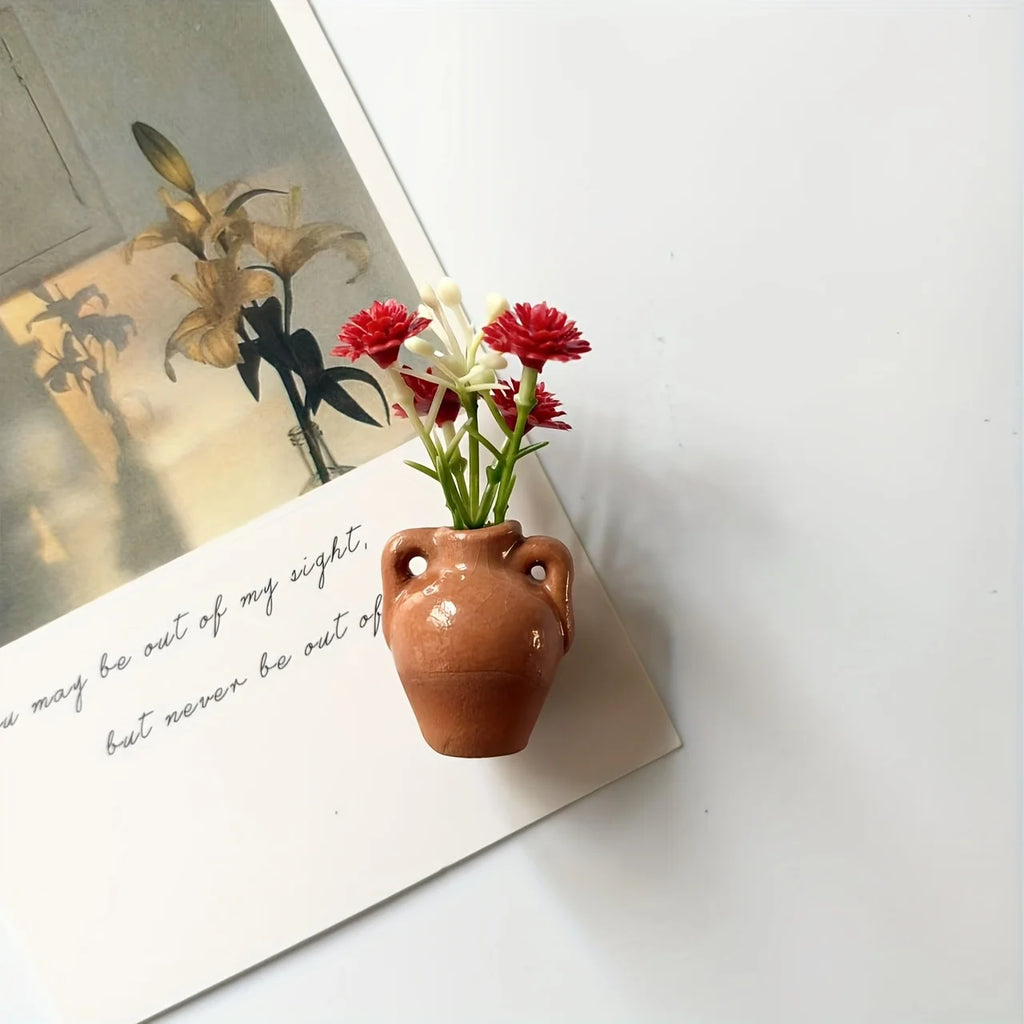 MagniBloom™ Jarrón para refrigerador 🌿 — Plantas pequeñas, gran encanto