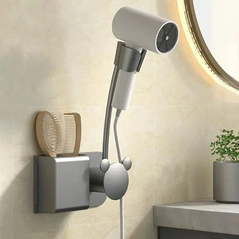 StyleSpin™ Hair Dryer Holder 💨 — 360° Hands-Free Styling