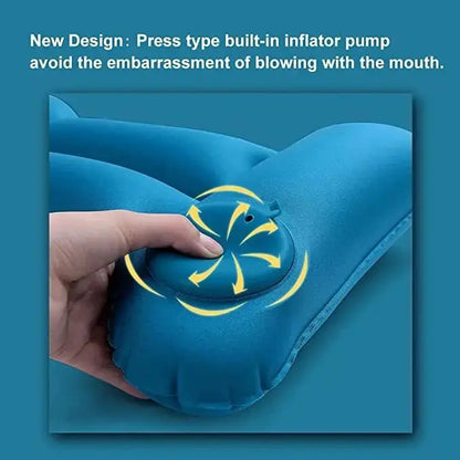 Inflatable Travel Pillow Back Lumbar Support Air Cushion Neck Waist
