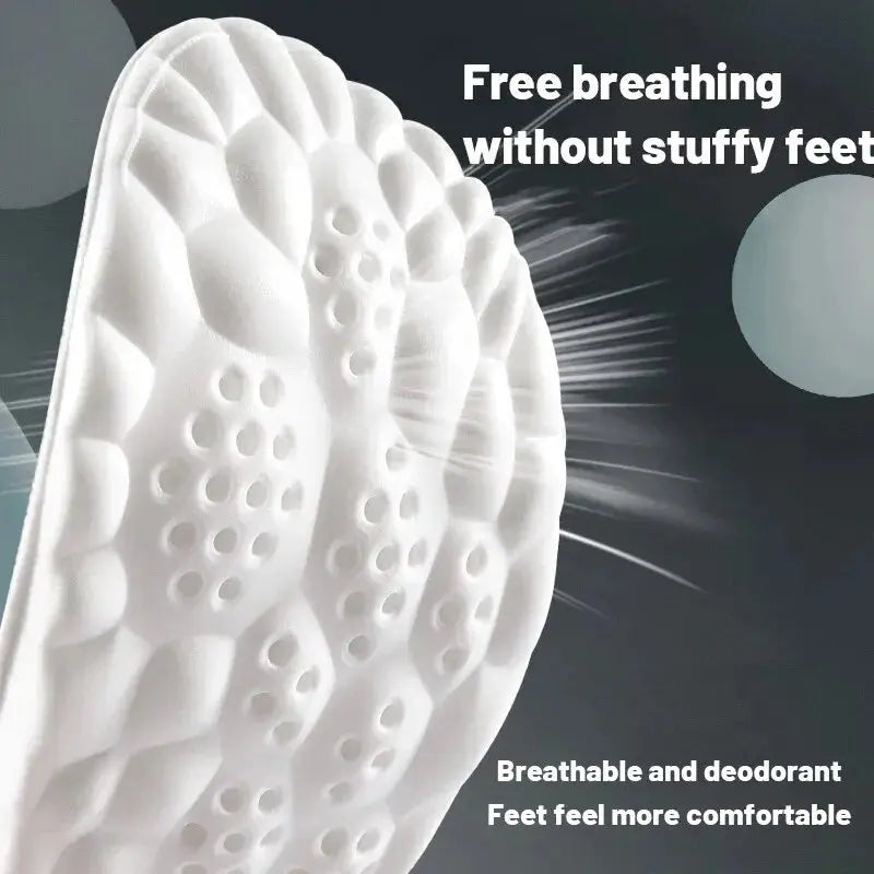 4D Cloud Sports Insoles - Arch Support & Breathable Comfort AliExpress