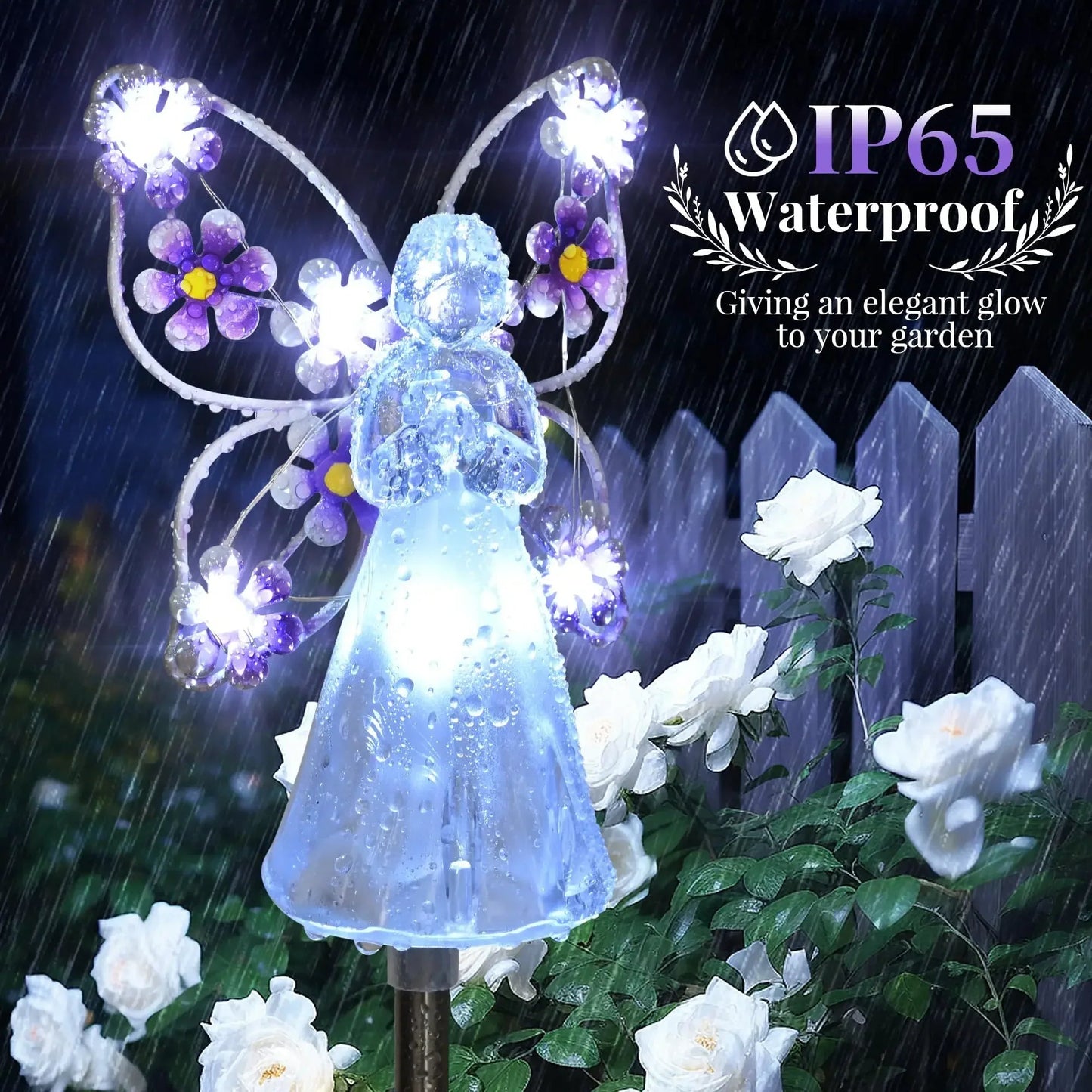 Heavenly Glow Solar Angels – Weatherproof & Worry-Free! Shop1104700193 Store