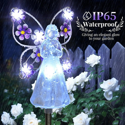 Heavenly Glow Solar Angels – Weatherproof & Worry-Free! Shop1104700193 Store