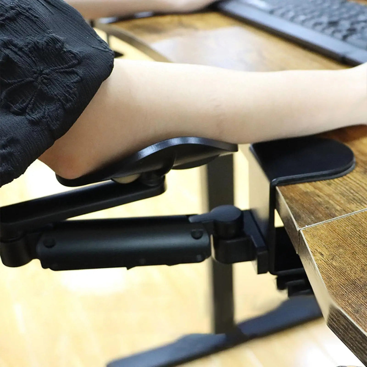 Multifunction Arm Rest Support for Desk Durable Adjustable Wrist Support for Computer Chair Mount Keyboard Armrest Mouse Tray 3C-ForYourPerformance Store