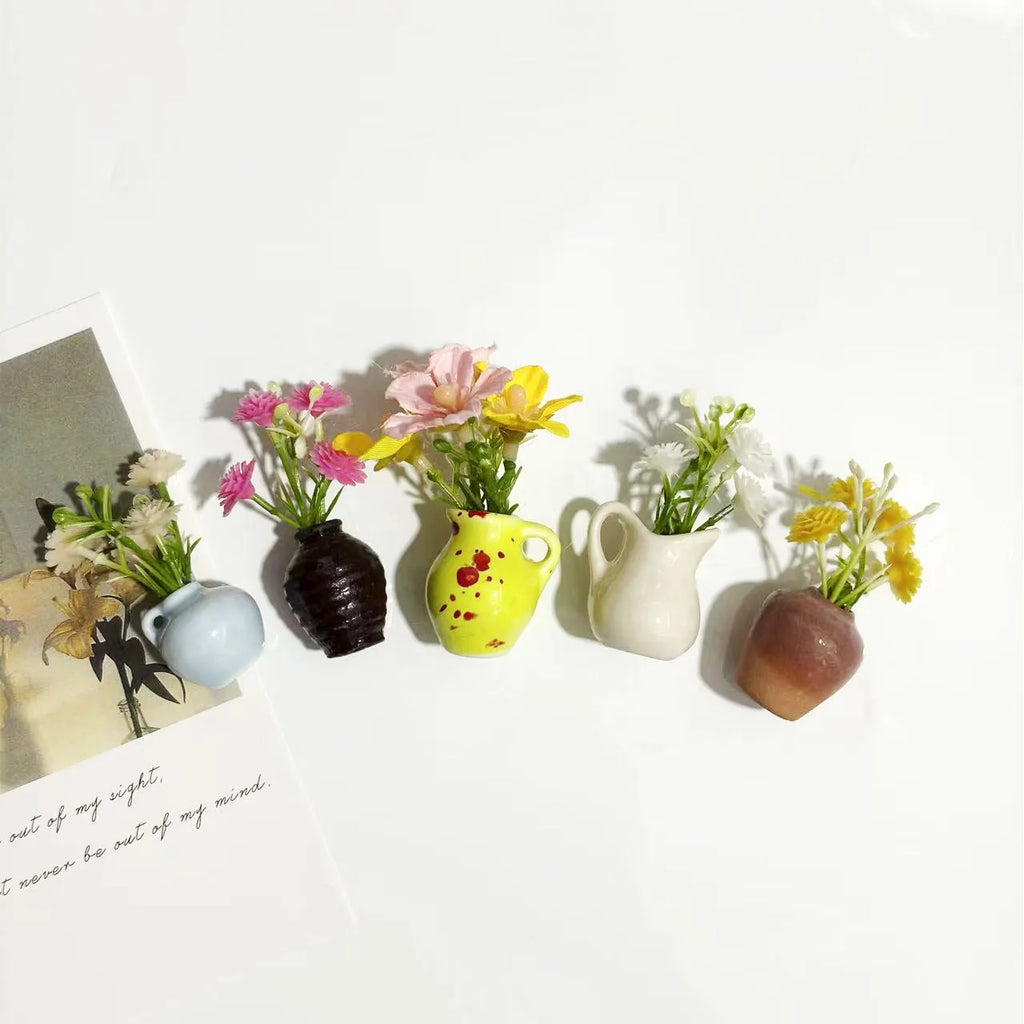 MagniBloom™ Jarrón para refrigerador 🌿 — Plantas pequeñas, gran encanto