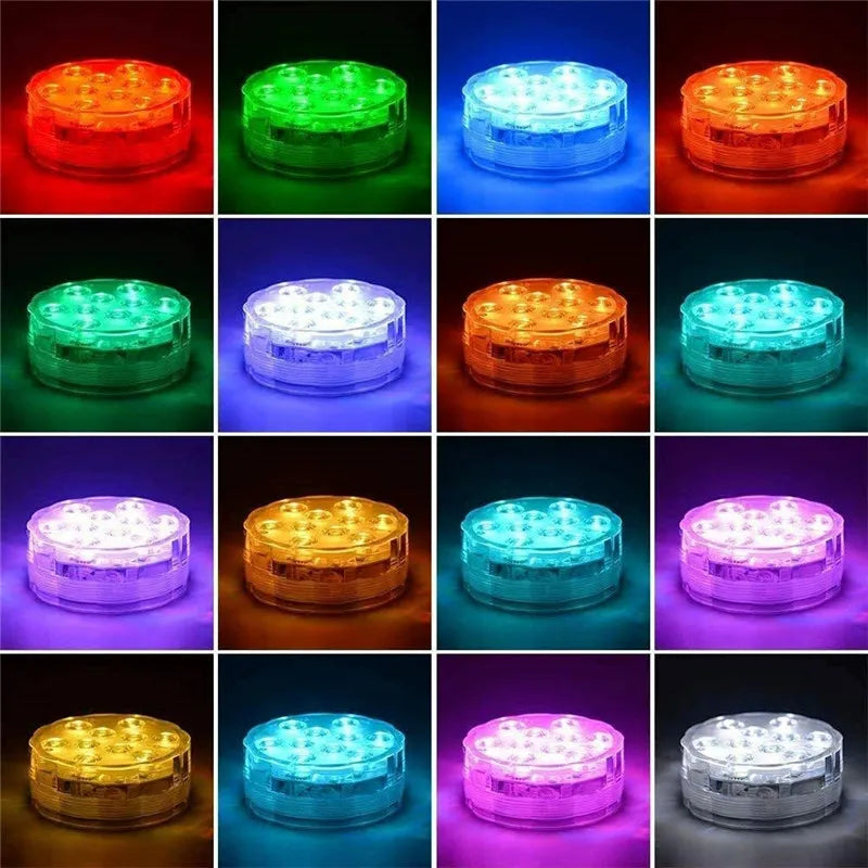 Glow Your Pool: Submersible LED Lights with RF Remote