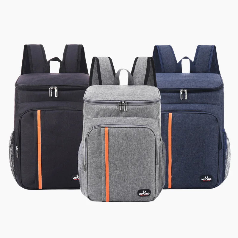 18L Portable Thermal Lunch Bag Food Box Durable Waterproof Cooler Ice