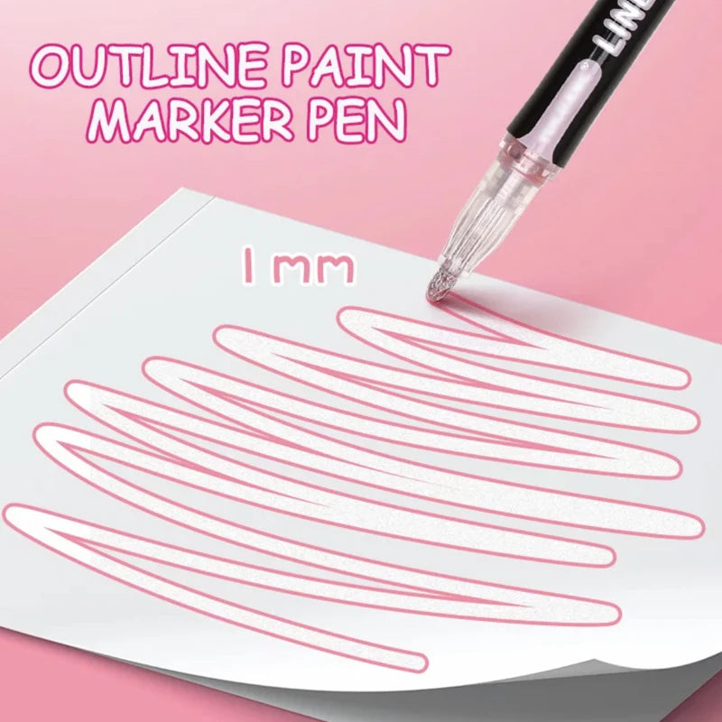 DuoGlow™ Double Line Pen ✍️🌈 Draw Twice the Magic