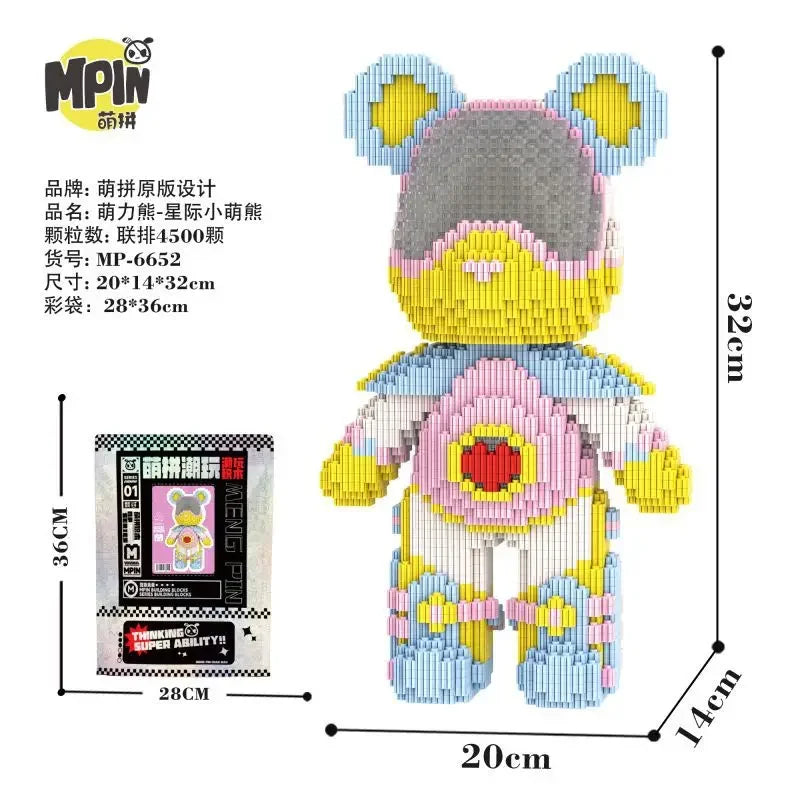 BlockBear™ Builder Set 🐻✨ — Creative Fun & Cute Décor