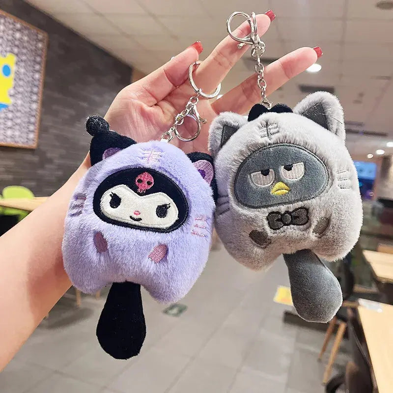 Sanrio Plush Keychain | Little Tiger with Furry Tail Series JJB Kawaii Anime Toy Store