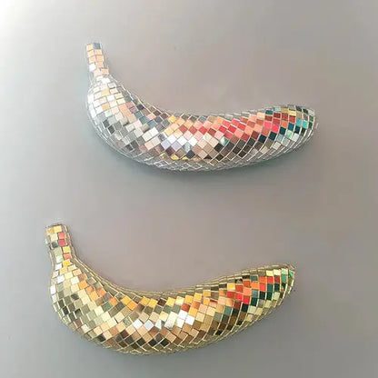 Disco Banana Apple Art Home Decoration Mirror Reflective Disco Decor AliExpress