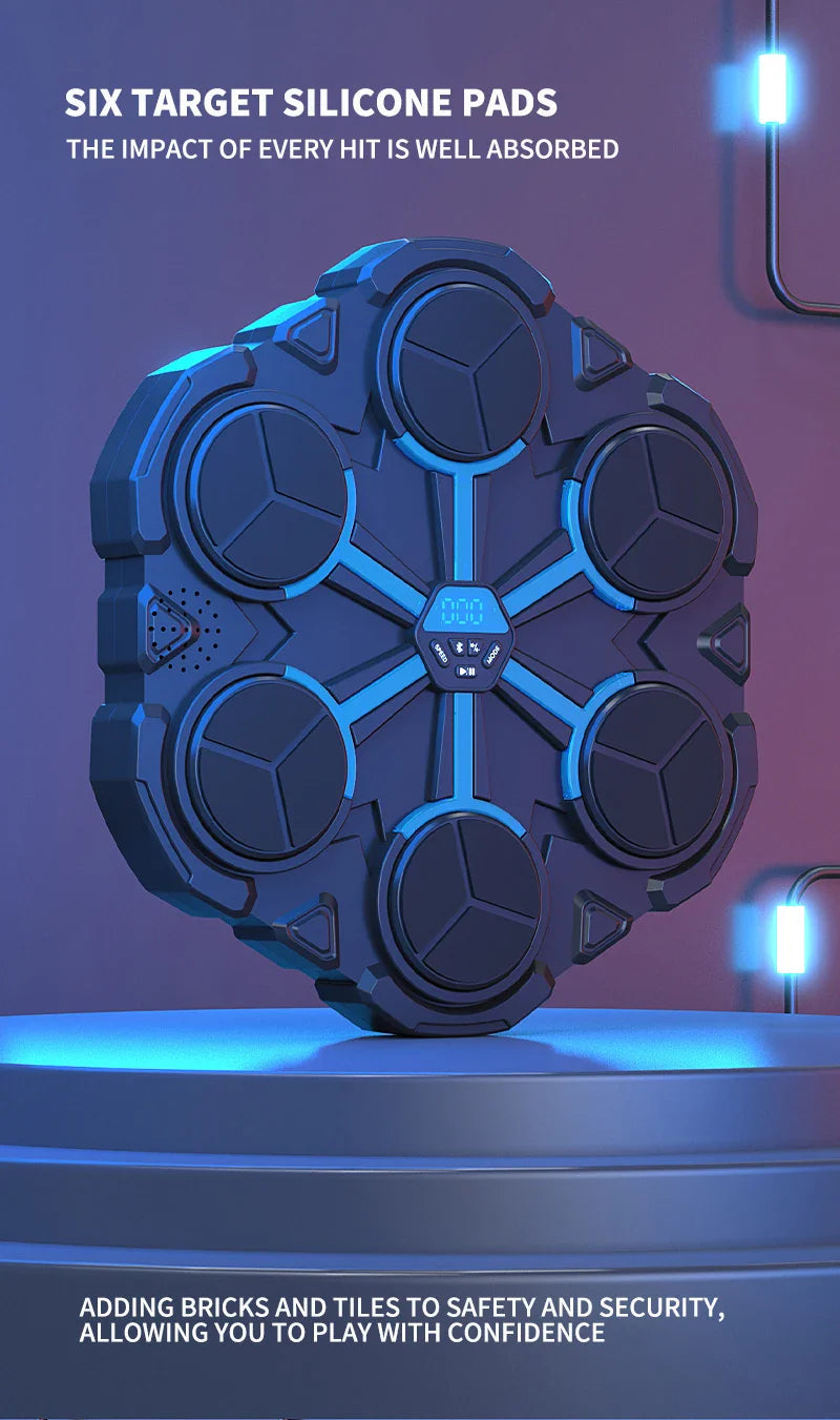 Smart Bluetooth Music Boxing Machine,Decompression,Fighting Fitness Home Boxing Wall Target Boxing Trainer Boxing Accessories Ponerait Benzhou Store