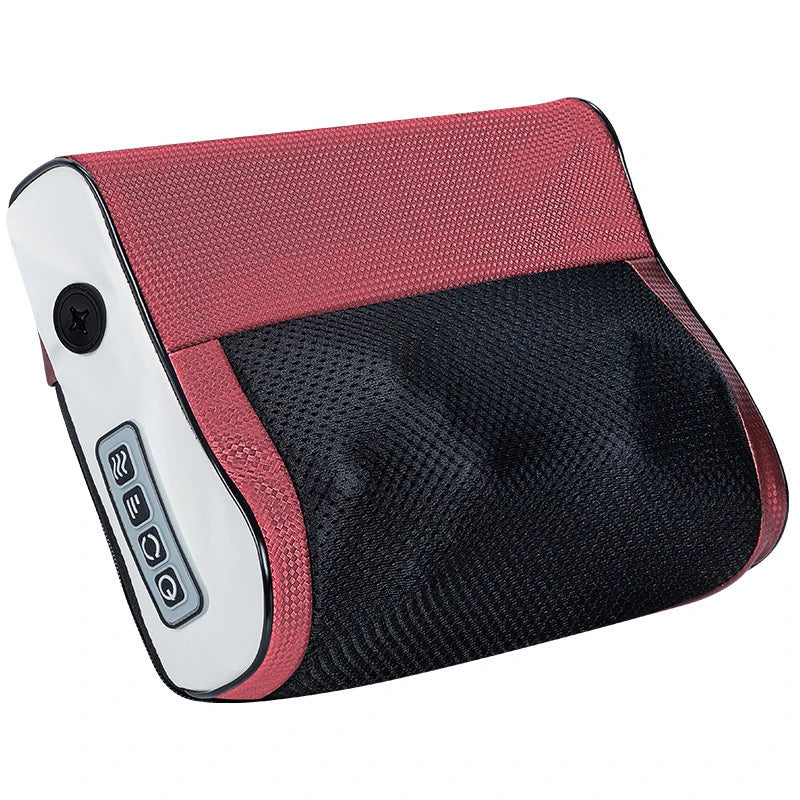 Masajeador multifuncional de cuello y hombros, herramienta de amasado para cuello y espalda de uso doméstico con múltiples ajustes de masaje de compresión caliente