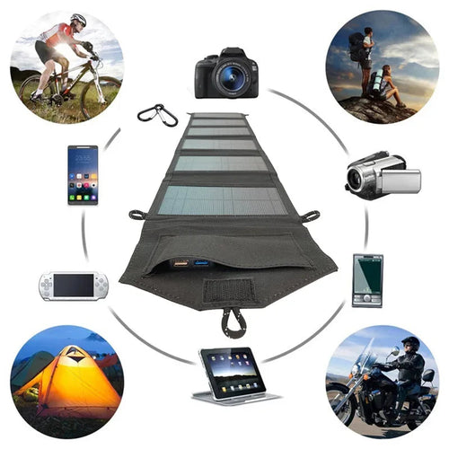 800W Foldable solar panel, portable charger USB 5V DC Sunflower Girl Store