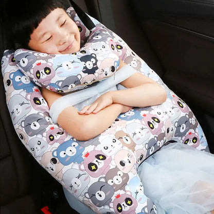 Cute Animal Pattern Kid Neck Head Support U-Shape Children Travel