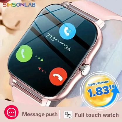 New SmartWatch 1.83" Big Color Screen Full Touch Custom Dial Smart