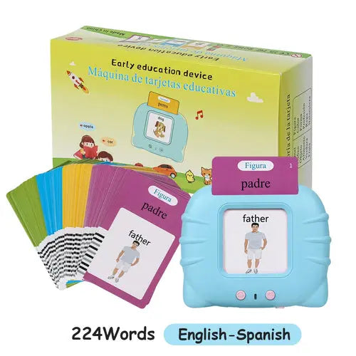 Máquina de aprendizaje para niños: tarjetas didácticas parlantes para preescolar